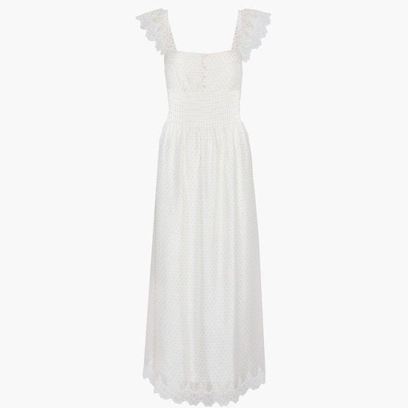 Hill House Home The Beckham Dress - Sand Dot Size XSSand Dot / XS - Picture 2 of 6